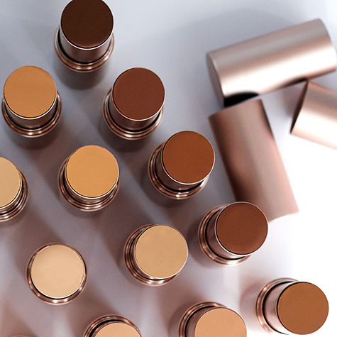 Foundation sticks help contour smaller areas of the face