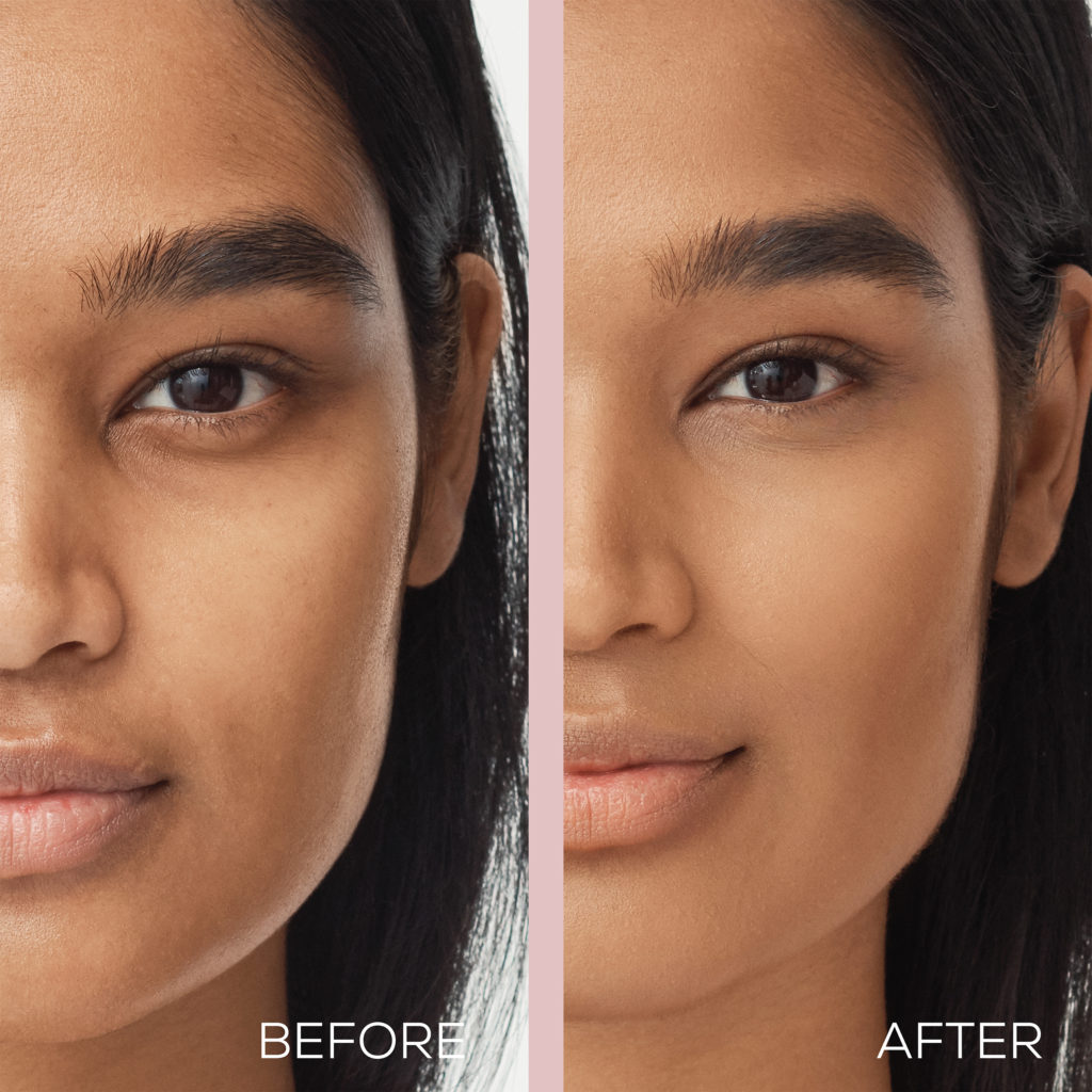 Contour with concealer: before and after
