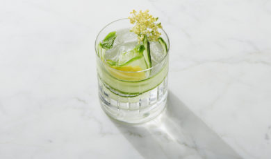 elderflower cucumber cocktail